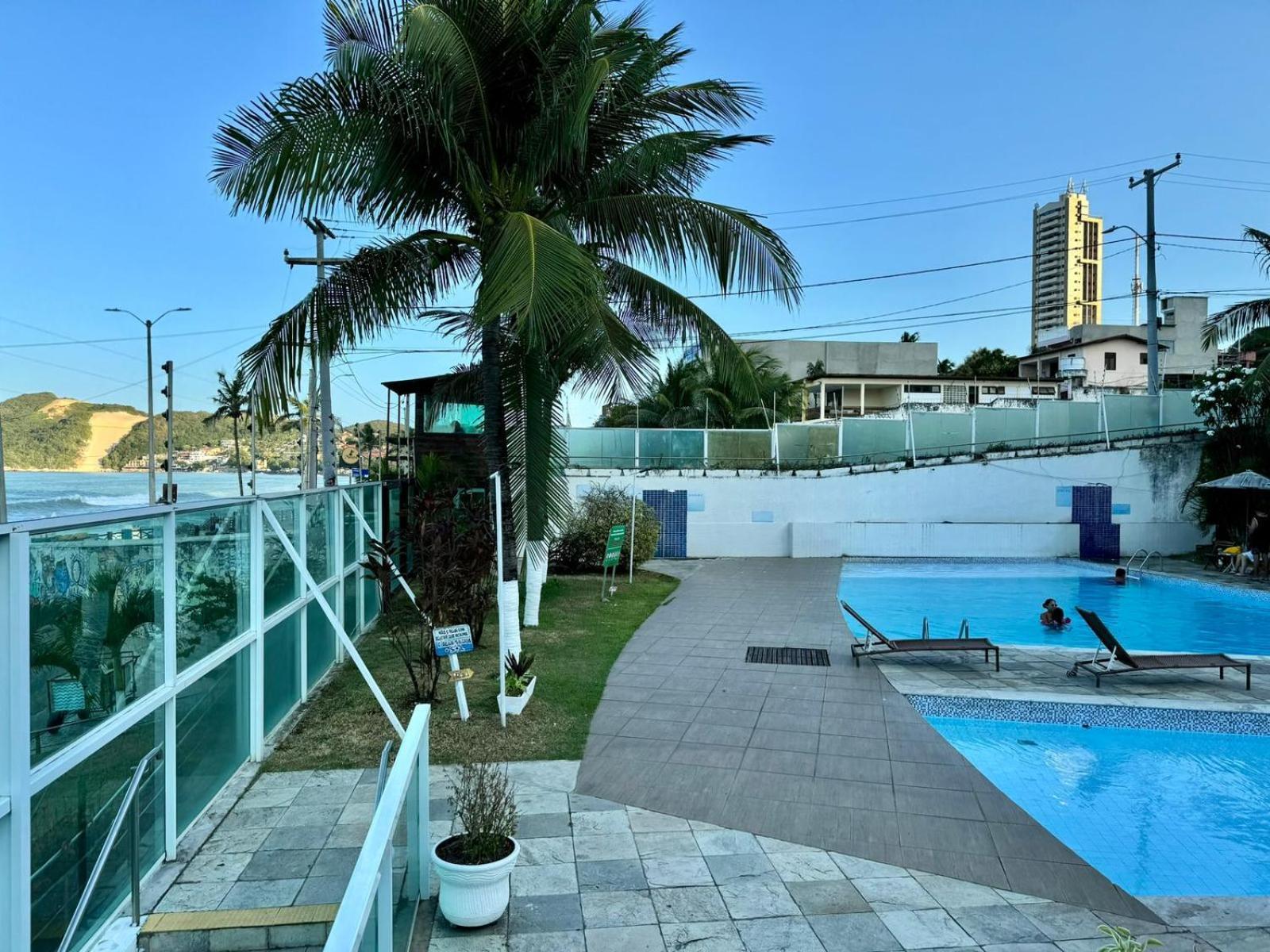 Edy Hospedagens Beira-Mar Flat 310 Com Vista Para O Morro Do Careca, Piscina E Localizacao Privilegiada Натал Екстер'єр фото