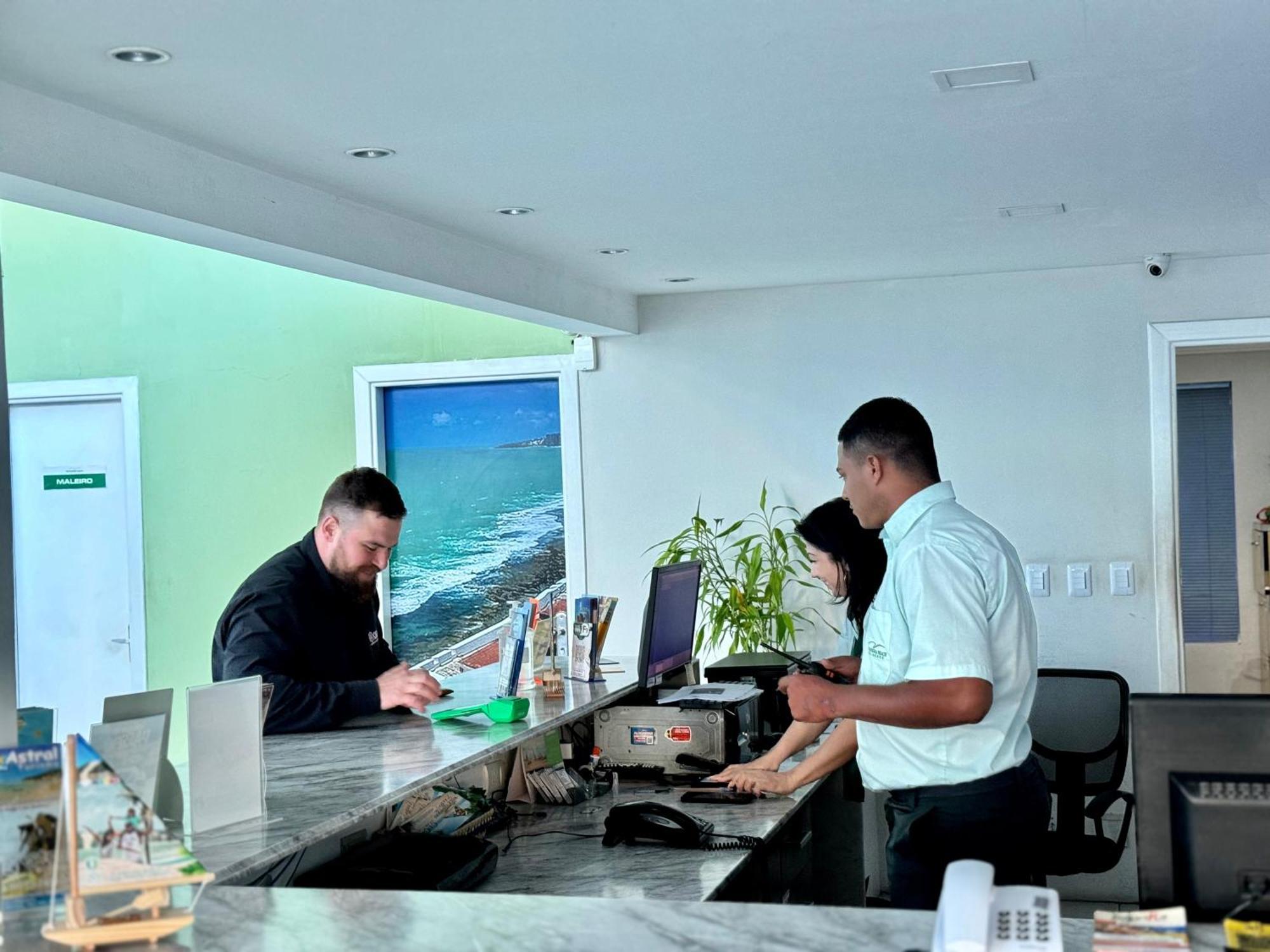 Edy Hospedagens Beira-Mar Flat 310 Com Vista Para O Morro Do Careca, Piscina E Localizacao Privilegiada Натал Екстер'єр фото